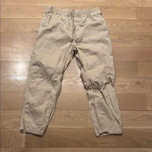Men's Tan Casual drawstring Carhartt pants, size XL.